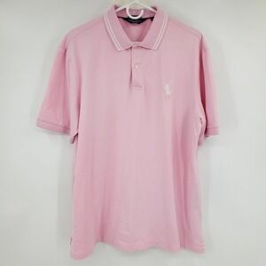 Polo Golf Ralph Lauren Pro Fit Pink Short Sleeve Big Pony Polo Shirt Mens XL